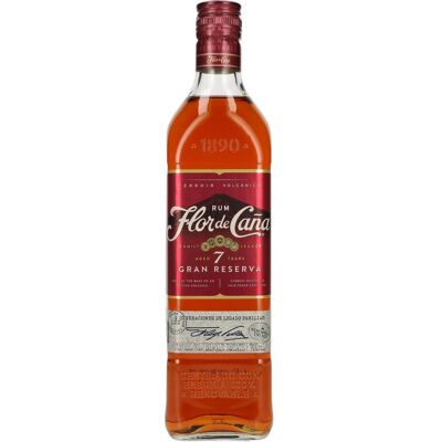 Flor de Caña 7 Years Old GRAN RESERVA Aged Rum 37,5% Vol. 0,7l Flor de Caña 7 Years Old GRAN RESERVA Aged Rum 37,5% Vol. 0,7l