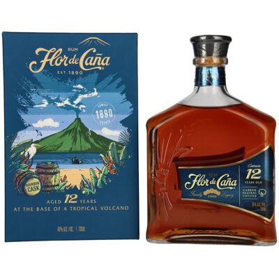 Flor de Caña Centenario 12 Years Old Rum 40% Vol. 0,7l in Geschenkbox Flor de Caña Centenario 12 Years Old Rum 40% Vol. 0,7l in Geschenkbox