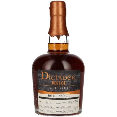 Dictador 40 Jahre Limitierte Edition - Rum Dictador 40 Jahre Limitierte Edition - Rum
