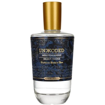 Unkkoded Mediterranean Select Vodka 40% Vol. 0,7l Unkkoded Mediterranean Select Vodka 40% Vol. 0,7l