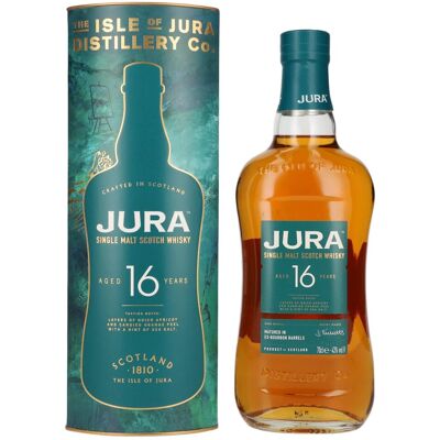 Jura 16 Years Old Single Malt Scotch Whisky 43% Vol. 0,7l in Geschenkbox Jura 16 Years Old Single Malt Scotch Whisky 43% Vol. 0,7l in Geschenkbox