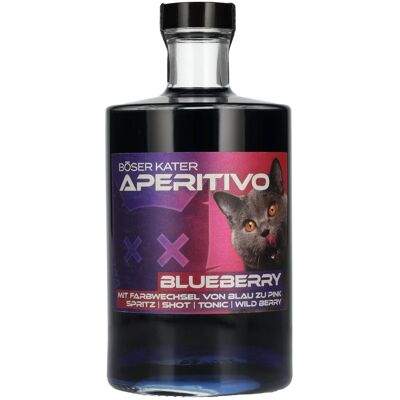 BÖSER KATER Blueberry Farbwechsel Aperitivo - 15% Vol. BÖSER KATER Blueberry Farbwechsel Aperitivo - 15% Vol.