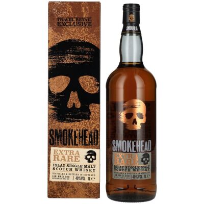 Smokehead Whisky Smokehead EXTRA RARE Islay Single Malt Scotch Whisky Gold Design 40% Vol. 1l in Geschenkbox Smokehead Whisky Smokehead EXTRA RARE Islay Single Malt Scotch Whisky Gold Design 40% Vol. 1l in Geschenkbox