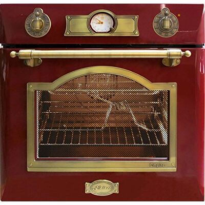 Kaiser EH 6355 RotEm Retro Elektro Einbau Backofen 60 cm 67 L Rot Kaiser EH 6355 RotEm Retro Elektro Einbau Backofen 60 cm 67 L Rot