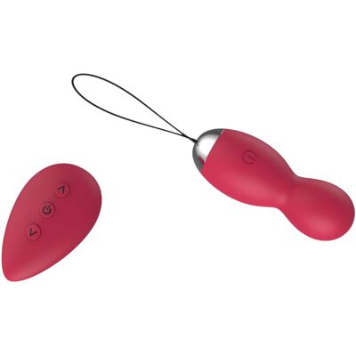 Cotoxo Krila - tragbares vibrierendes Ei mit Fernbedienung (rot) Cotoxo Krila - tragbares vibrierendes Ei mit Fernbedienung (rot)