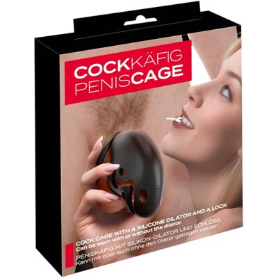 You2Toys - Peniskäfig mit Penisplug (schwarz) You2Toys - Peniskäfig mit Penisplug (schwarz)