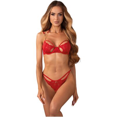 Obsessive Matildea - Spitze BH-Set (Rot) Obsessive Matildea - Spitze BH-Set (Rot)