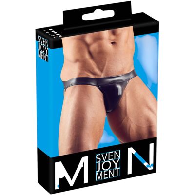 Svenjoyment Glänzender Minimal-Slip für Herren (schwarz) - XL Svenjoyment Glänzender Minimal-Slip für Herren (schwarz) - XL