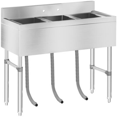 Royal Catering Spültisch - 3 Becken - 100 x 50 cm Royal Catering Spültisch - 3 Becken - 100 x 50 cm