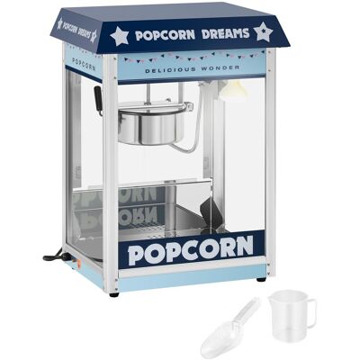Popcornmaschine - 1500 W - 5 kg/h - blau - Royal Catering Popcornmaschine - 1500 W - 5 kg/h - blau - Royal Catering