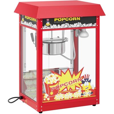 Popcornmaschine - Retro-Design - 195 °C (süß) / 235 °C (salzig) - rot - Royal Catering - 5 kg/h Popcornmaschine - Retro-Design - 195 °C (süß) / 235 °C (salzig) - rot - Royal Catering - 5 kg/h