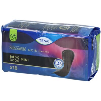 TENA - Silhouette Mini Noir - Inkontinenz-Einlagen TENA - Silhouette Mini Noir - Inkontinenz-Einlagen