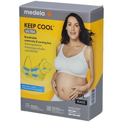 cm_main_brand_2276 medela Keep Cool™ Ultra Komfort Schwangerschafts- und Still-BH schwarz, Gr. XXL 1 ct cm_main_brand_2276 medela Keep Cool™ Ultra Komfort Schwangerschafts- und Still-BH schwarz, Gr. XXL 1 ct