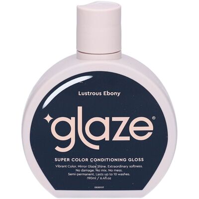 DermoPharma Switzerland SA Glaze Supergloss Lustrous Ebony Soin Gloss Colorant Noir Naturel 190 ml DermoPharma Switzerland SA Glaze Supergloss Lustrous Ebony Soin Gloss Colorant Noir Naturel 190 ml