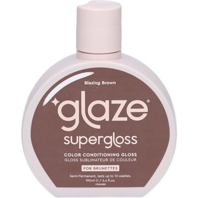 Glaze Supergloss Blazing Brown Soin Gloss Colorant Brun Intense 190 ml Glaze Supergloss Blazing Brown Soin Gloss Colorant Brun Intense 190 ml