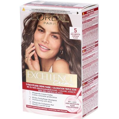 L’Oréal Paris - Excellence Crème Permanent - Hellbraun - Haircolor L’Oréal Paris - Excellence Crème Permanent - Hellbraun - Haircolor