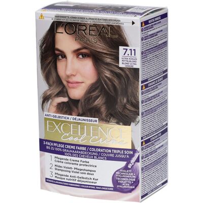 L’Oréal Paris - Excellence 7.11 - Asch - Haarfarbe L’Oréal Paris - Excellence 7.11 - Asch - Haarfarbe