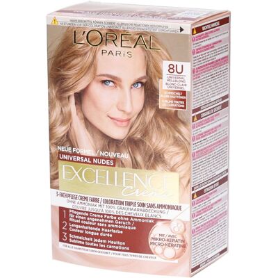 L’Oréal Paris - Excellence Universal Nudes 8U - Haarfarbe Creme L’Oréal Paris - Excellence Universal Nudes 8U - Haarfarbe Creme