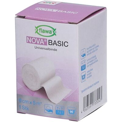 Flawa Nova Basic elastische Idealbinde 6 cm x 5 m 1 ct Flawa Nova Basic elastische Idealbinde 6 cm x 5 m 1 ct