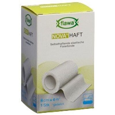flawa Nova haft Selbsthaftende elastische Fixierbinde 8 cm x 4 m 1 ct flawa Nova haft Selbsthaftende elastische Fixierbinde 8 cm x 4 m 1 ct