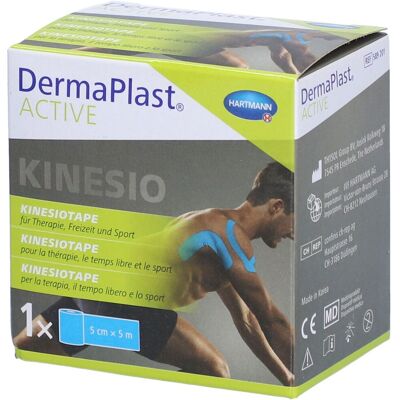 Hartmann Dermaplast® Activ-Kinesiotape 5cm x 5m bleu 1 ct Hartmann Dermaplast® Activ-Kinesiotape 5cm x 5m bleu 1 ct