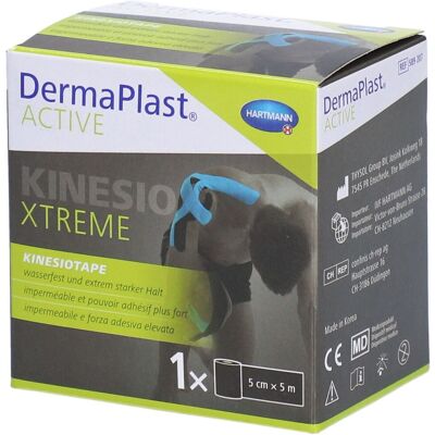 Hartmann Dermaplast® Activ-Kinesiotape Xtreme 5cm x 5m noir 1 ct Hartmann Dermaplast® Activ-Kinesiotape Xtreme 5cm x 5m noir 1 ct