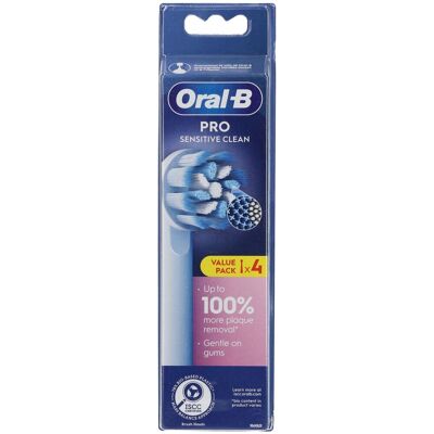 Oral-B Pro Sensitive Clean Ersatzbürstenköpfe x4 4 ct Oral-B Pro Sensitive Clean Ersatzbürstenköpfe x4 4 ct
