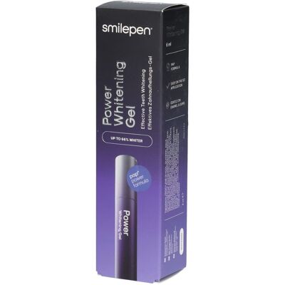 Smilepen® Power Whitening Gel – 6 ml Zahnaufhellung mit PAP-Formel 6 ml Smilepen® Power Whitening Gel – 6 ml Zahnaufhellung mit PAP-Formel 6 ml