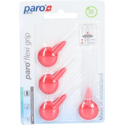 paro® Flexi Grip Interdentalbürsten 1.9 mm Rot 4 ct paro® Flexi Grip Interdentalbürsten 1.9 mm Rot 4 ct
