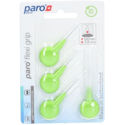 paro® Flexi Grip Interdentalbürsten 3-8 mm Hellgrün 4 ct paro® Flexi Grip Interdentalbürsten 3-8 mm Hellgrün 4 ct