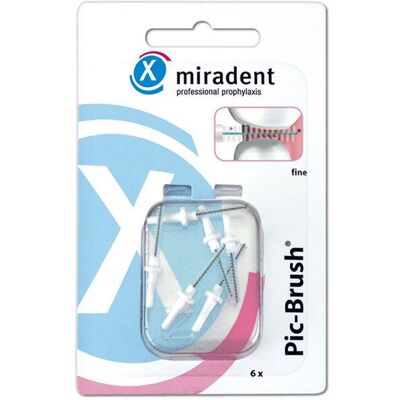 MIRADENT PIC-Brush Interdentalbürsten - 6 Stück Weiß MIRADENT PIC-Brush Interdentalbürsten - 6 Stück Weiß
