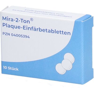 Miradent Mira-2-Ton® Plaquetest Tabletten 10 ct Miradent Mira-2-Ton® Plaquetest Tabletten 10 ct
