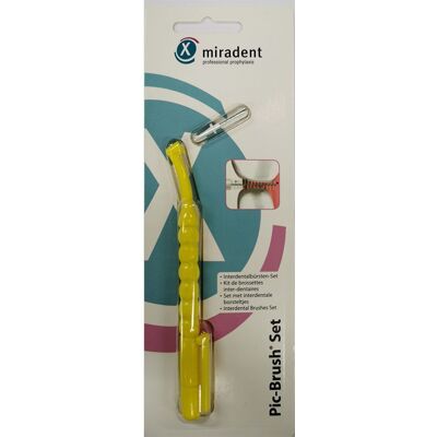 miradent Pic-Brush Interdentalgriff gelb 1 ct miradent Pic-Brush Interdentalgriff gelb 1 ct