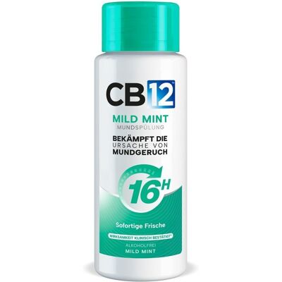 Cb12 Mild Mint Mundspülung – 16 Stunden wirksam gegen Mundgeruch 250 ml Cb12 Mild Mint Mundspülung – 16 Stunden wirksam gegen Mundgeruch 250 ml
