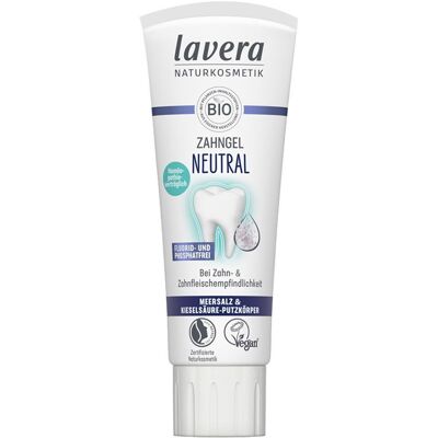 Lavera Neutral Zahnpasta - 75ml - Ohne Fluorid - Für empfindliches Zahnfleisch Lavera Neutral Zahnpasta - 75ml - Ohne Fluorid - Für empfindliches Zahnfleisch