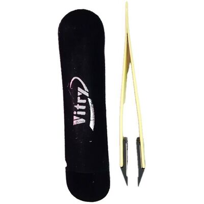 Vitry Pinzette Edelstahl Pinzette Pointer Keramik Schrägstrich 1 ct Vitry Pinzette Edelstahl Pinzette Pointer Keramik Schrägstrich 1 ct