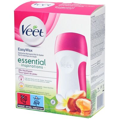 Veet EasyWax Sensitive Roll-On Set natural 1 ct Veet EasyWax Sensitive Roll-On Set natural 1 ct