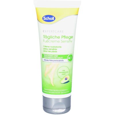 Scholl Daily Care Sensitiv - Unparfümiert - 3 x 75 ml - Fußcreme Scholl Daily Care Sensitiv - Unparfümiert - 3 x 75 ml - Fußcreme
