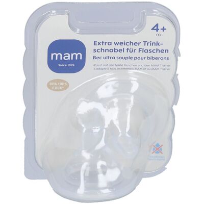 cm_main_brand_2243 Mam Ultraweicher Trinkschnabel SkinSoft™ 4+ Monate für Babyflaschen x2 2 ct cm_main_brand_2243 Mam Ultraweicher Trinkschnabel SkinSoft™ 4+ Monate für Babyflaschen x2 2 ct
