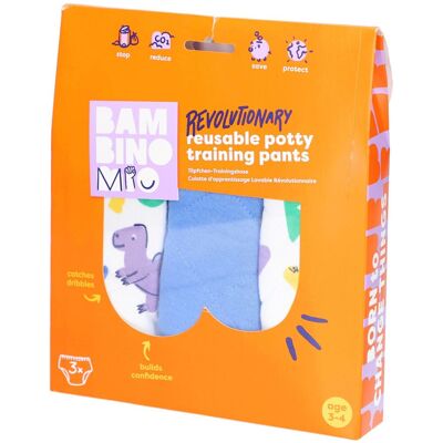 bambinomio Bambino Mio® Töpfchen-Trainingshosen 3er-Pack Mutige Dinos 3 ct bambinomio Bambino Mio® Töpfchen-Trainingshosen 3er-Pack Mutige Dinos 3 ct