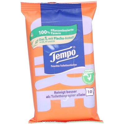 Tempo Feuchtes Toilettenpapier – Biologisch abbaubar & sanfte Reinigung 10 ct Tempo Feuchtes Toilettenpapier – Biologisch abbaubar & sanfte Reinigung 10 ct