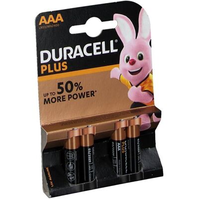 Duracell Plus Power AAA 4 ct Duracell Plus Power AAA 4 ct