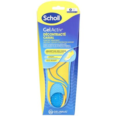 Scholl Gel Activ® Casual Einlegesohlen S (35,5-40,5) 2 ct Scholl Gel Activ® Casual Einlegesohlen S (35,5-40,5) 2 ct