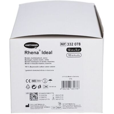Hartmann Rhena® Ideal Elastische Textilbinde, weiß 12 cm x 5 m 10 ct Hartmann Rhena® Ideal Elastische Textilbinde, weiß 12 cm x 5 m 10 ct