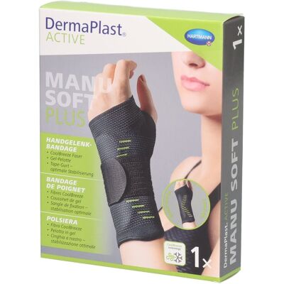 DermaPlast Active Manu Soft Plus Handgelenkbandage Größe 2 1 ct DermaPlast Active Manu Soft Plus Handgelenkbandage Größe 2 1 ct