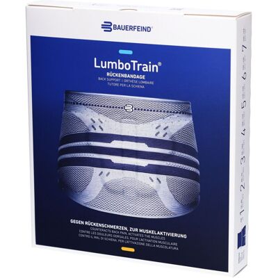 Bauerfeind® LumboTrain® Rückenbandage Straight Größe 3 Titan 1 ct Bauerfeind® LumboTrain® Rückenbandage Straight Größe 3 Titan 1 ct