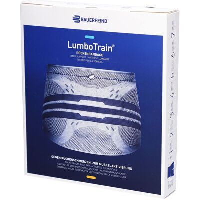 Bauerfeind® LumboTrain® Rückenbandage Straight Größe 4 Titan 1 ct Bauerfeind® LumboTrain® Rückenbandage Straight Größe 4 Titan 1 ct