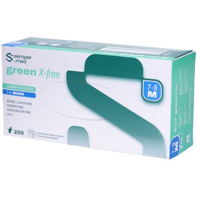 Sempermed Green X-free – Untersuchungshandschuhe aus Nitril L (7-8) 200 ct Sempermed Green X-free – Untersuchungshandschuhe aus Nitril L (7-8) 200 ct