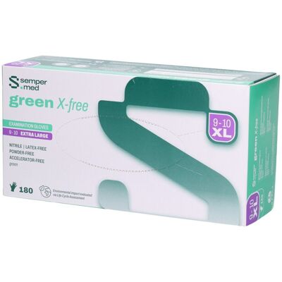 Sempermed Green X-free XL 180 Stk 180 ct Sempermed Green X-free XL 180 Stk 180 ct