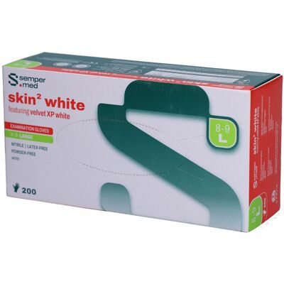 Sempermed Skin² White – Velvet XP White – Größe L (8-9) 200 ct Sempermed Skin² White – Velvet XP White – Größe L (8-9) 200 ct